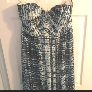 EUC! Calvin Klein strapless maxi dress, 14